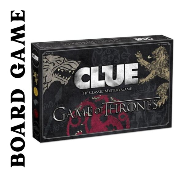 Hasbro Other - Game of Thrones Clue Board Game by Hasbro